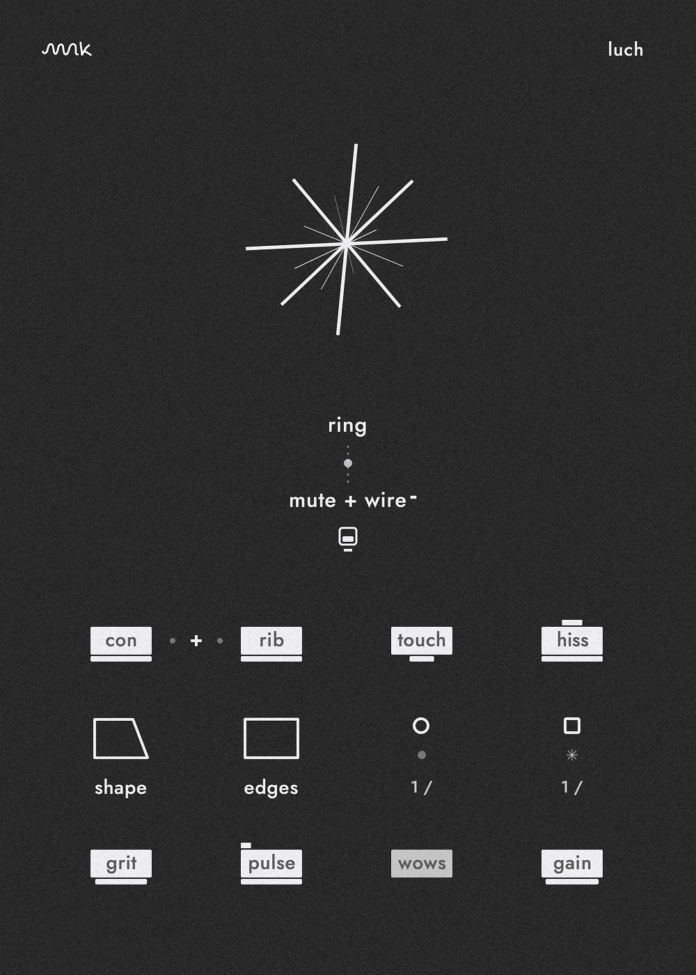 luch interface in dark theme